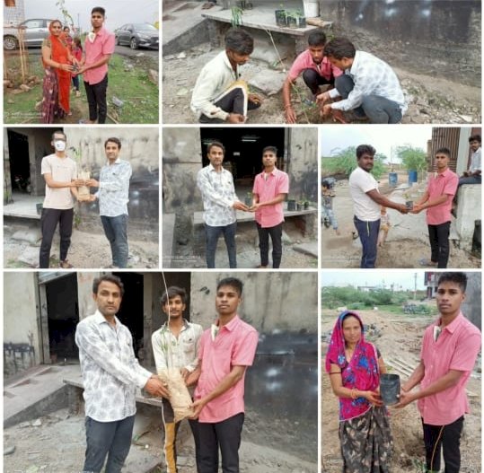 कुमावत व डायर ने विश्व पर्यावरण दिवस पर पौधारोपण कर प्रकृति के लिए अपनी जिम्मेदारी निभाई