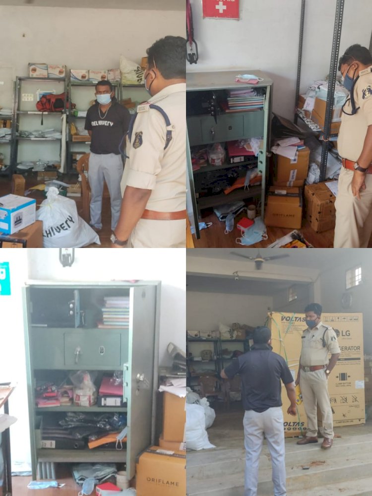 धमतरी विंध्यवासिनी वार्ड में स्थित एक डिलीवरी कम्पनी से 3.80 लाख रुपये चोरो ने किया पार...घटना सीसीटीवी कैमरे में कैद..जांच में जुटी कोतवाली पुलिस..!