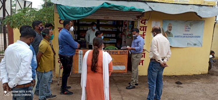 निरीक्षण:बेमेतरा कलेक्टर ने किया सामुदायिक स्वास्थ्य केन्द्र नवागढ़ का निरीक्षण