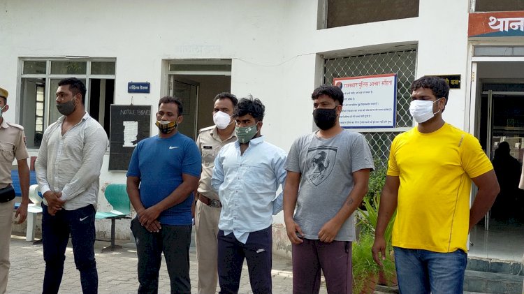 प्रॉपर्टी व्यवसायी पर हुए हमले में लिप्त पांचो हमलावरों को किया गिरफ़्तार