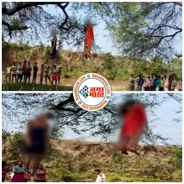 बिग CG न्यूज: प्रेमीका के साथ 3 बच्चे के पिता कि फंदे पर लटकी मिली लाश.... साथ जीने की कसम खाई मगर.... प्रेमी-प्रेमिका ने कर ली खुदकुशी... एक ही डाल पर फंदे से झूल गए दोनों…जाँच में जुटी पुलिस…..