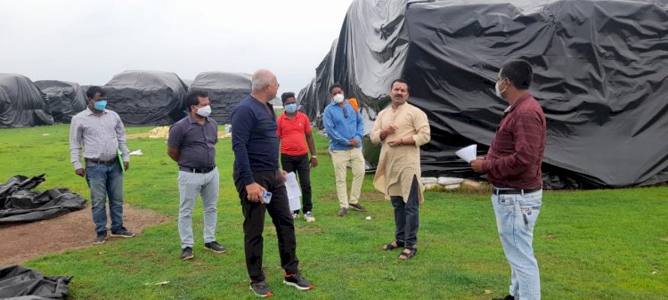 धान संग्रहण केन्द्र सरदा-लेंजवारा का धान उठाव करने बेमेतरा कलेक्टर ने दिए निर्देश