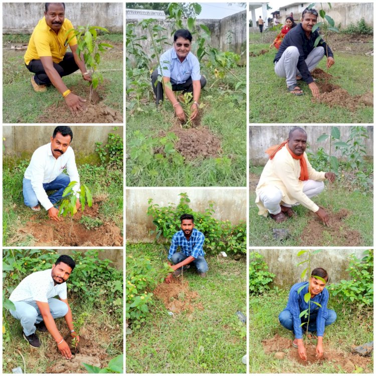 *डॉ श्यामा प्रसाद मुखर्जी के पुण्यतिथि को बलिदान दिवस के रूप में जिला संगठन के निर्देशन में भाजपा मंडल भैयाथान ने बड़सरा के हाई स्कूल ग्राउंड में पौधा रोपण किया*