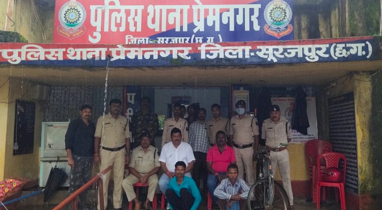 *सुरजपुर पुलिस ने अंधे कत्ल की गुत्थी सुलझाई ... 2 आरोपी गिरफ्तार...*
