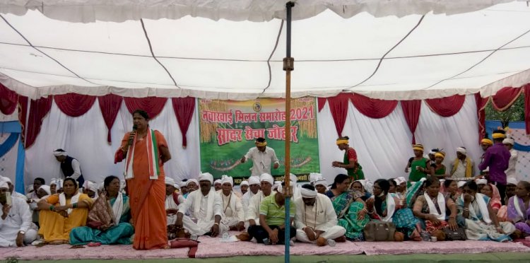 गोंड़वाना समाज का तहसील स्तरीय नवाखाई मिलन समारोह भव्य रूप से मनाया गया...गोंडी नृत्यों की आकर्षक प्रस्तुति रही...