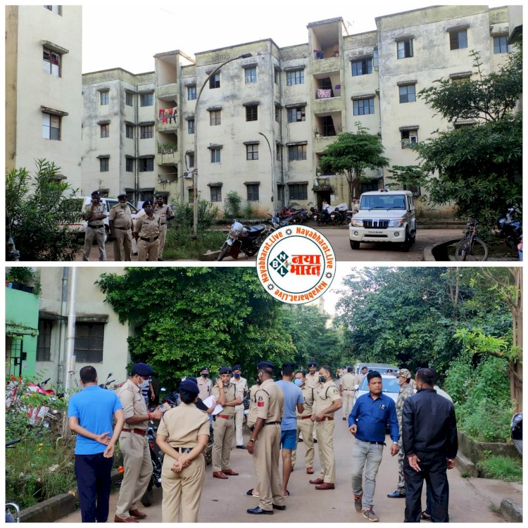 CG ब्रेकिंग: सुबह 5 बजे तालपुरी इंटरनेशनल कॉलोनी में पुलिस की आकस्मिक चेकिंग.... आठ जोड़ें संदिग्ध स्थिति में पाए गए.... कई संदिग्ध पुलिस को देख घरों से भागे.... 23 टीमों ने 1888 घरों को किया चेक.... कई चोरी की गाड़ियां बरामद.....