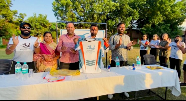 बीरा जिम्नास्टिक्स वर्ल्ड एकेडमी द्वारा टीशर्ट का विमोचन