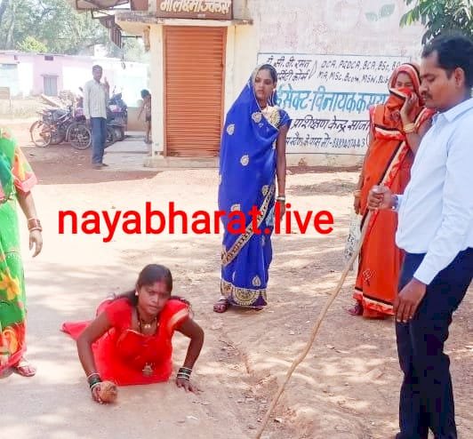 VIDEO साजा भरतपुर की महिला ,जमीन पर सोते सोते पहुँची महामाया देवी के चरणों में