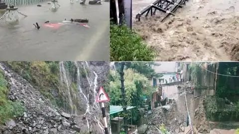 कुदरत की मार से कोहराम VIDEO: उफनती नदियां, टूटते पुल और गिरते मकान.... बारिश ने मचाई तबाही.... 25 लोगों की मौत.... CG के छात्र समेत 30 टूरिस्ट फंसे.... देखें तबाही के दहलाने वाले Videos.....