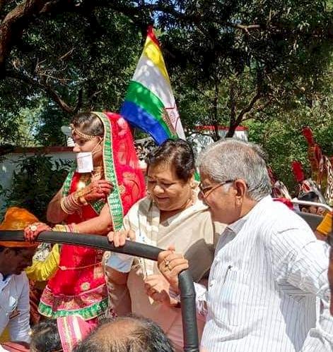CG:मुमुक्षु सुश्री रोशनी बाफना अहिवारा के वरघोड़ा एवं अभिनंदन समारोह के कार्यक्रम में पहुंचे महामहिम राज्य पाल अनसुइया उइके