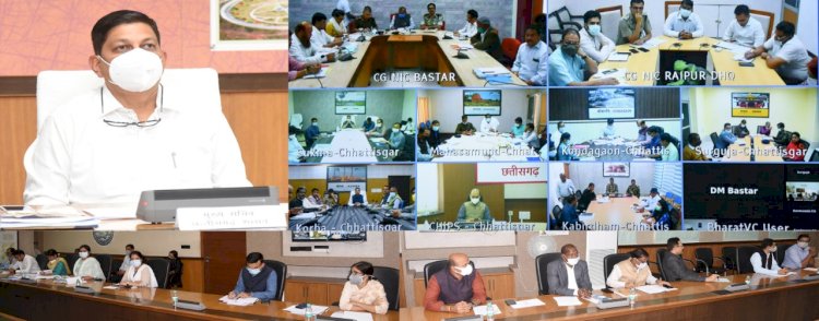 बिग CG न्यूज: मास्क का प्रयोग सुनिश्चित करवाने चलेगा अभियान.... धान खरीदी केंद्र में भगदड़ में कुचल गई थीं 17 महिलाएं.... घटना की जांच के निर्देश.... मुख्य सचिव ने धान खरीदी की तैयारियों की समीक्षा की.... धान खरीदी केन्द्रों में लगेंगे वैक्सीनेशन और जांच शिविर....