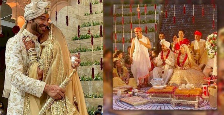VIDEO छत्तीसगढ़ी बहु बन गई अभिनेत्री अंकिता: शादी के बंधन में बंधे अंकिता लोखंडे-विक्की जैन.... शाही अंदाज में सजाया गया मंडप.... मंडप में दूल्हे को देख रो पड़ीं…. एक्ट्रेस ने शादी में पहना खूबसूरत लहंगा.... झरने के आगे आरती के माहौल में हुई वरमाला.... देखें Photos और Videos.....