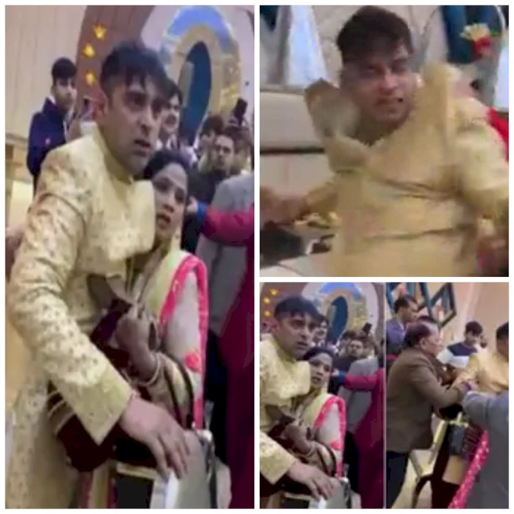 दूल्हे की जमकर हुई पिटाई: निकाह से पहले मांगे 10 लाख रुपये.... लड़की वालों ने मंडप पर दूल्हें की लात-घूंसों से कर दी धुनाई.... पहले भी कर चुका है कई शादियां.... 420 के तहत मामला दर्ज.....