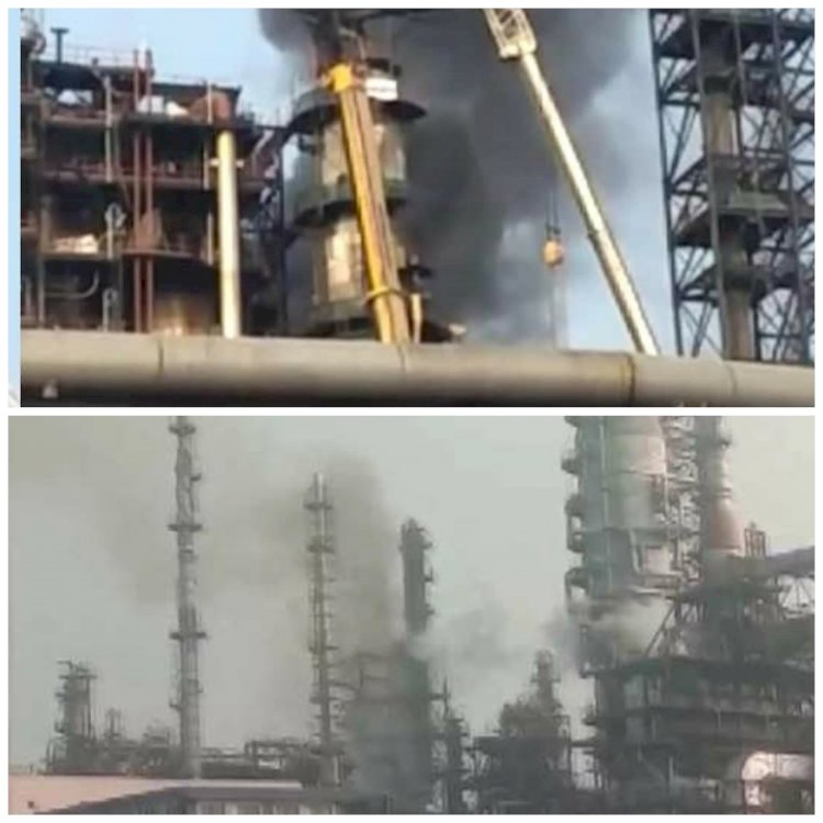 3 लोगों की मौत: इंडियन ऑयल के कैंपस में लगी भीषण आग.... 3 लोगों की दर्दनाक मौत.... 42 घायल.....