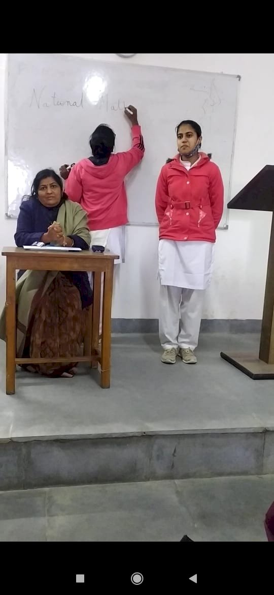 महिला आश्रम B.Ed कॉलेज में मनाया गणित दिवस