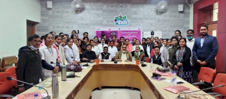 बस्तर जिले में कोल्ड चैन हैंडलर का हुआ एक दिवसीय प्रशिक्षण ई-विन एप के नए संस्करण पर दी गयी जानकारी