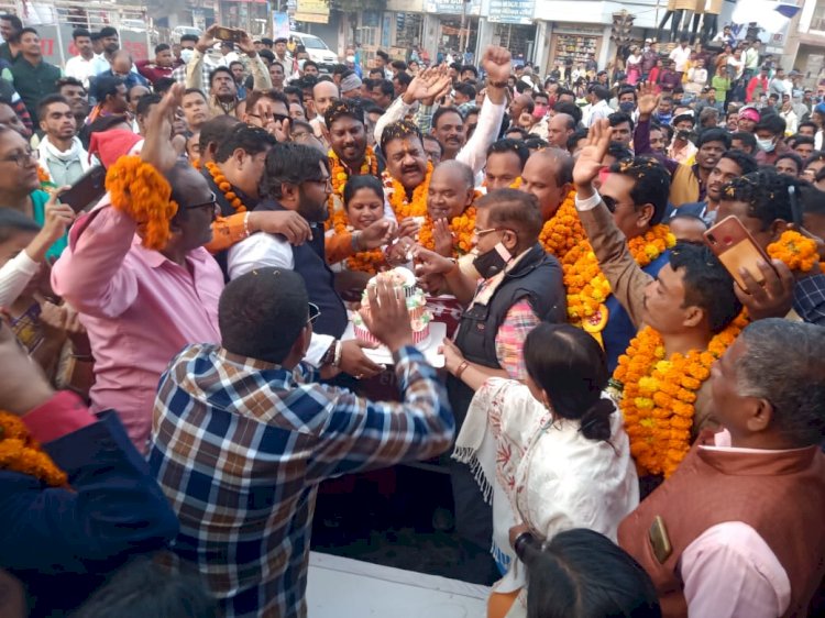 बस्तर संभागीय मसीह समुदाय द्वारा आयोजित क्रिसमस रैली में पहुंचे जनता कांग्रेस जे के प्रदेश अध्यक्ष अमित जोगी - नवनीत चांद