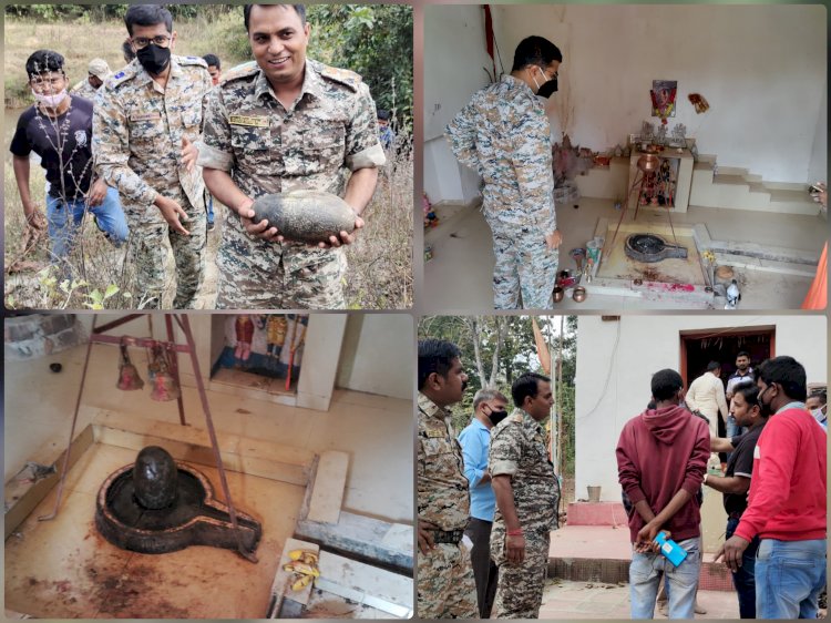 पुलिस ने महज दो घंटे के भीतर शिवलिंग को किया बरामद महादेव डोंगरी में असामाजिक तत्वों द्वारा शिवलिंग को उखाड़ा गया था