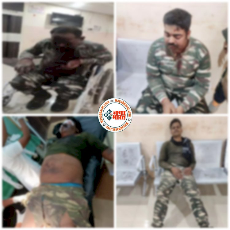CG- IED ब्लास्ट BIG NEWS: नक्सलियों ने फिर किया IED ब्लास्ट.... सर्चिंग में निकले जवानों को बनाया निशाना.... सड़क पर IED ब्लास्ट.... डिप्टी कमांडेंट, ASI समेत 4 जवान घायल.......
