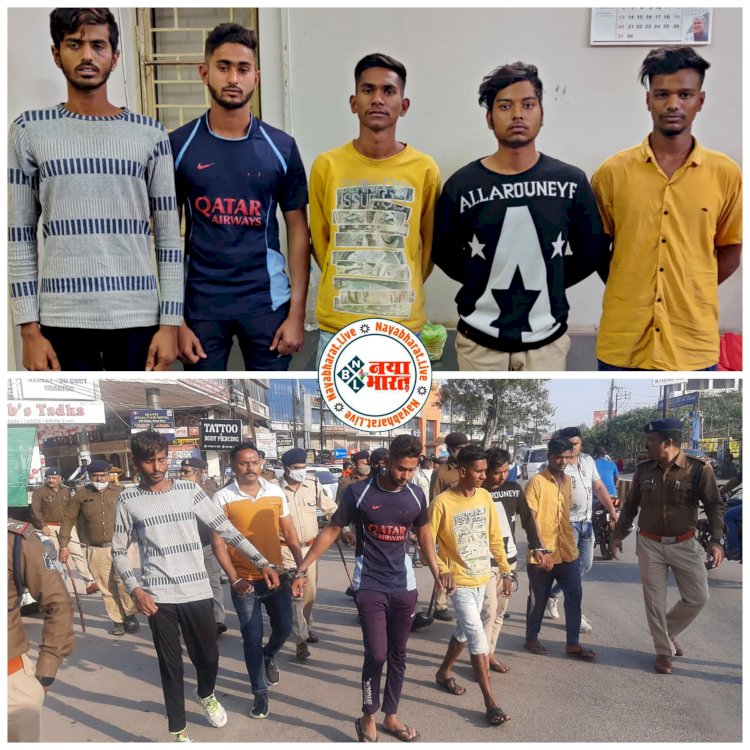 CG VIDEO: शादी के जश्न के बीच जमकर हुई चाकूबाजी.... दुल्हा सहित 5 घायल.... दूल्हे पर किया था चाकू से वार.... रात में किया कांड सुबह पकड़े गए तो बोले, 'अपराध करना पाप है पुलिस हमारा बाप है'.... जानलेवा हमला करने वाले 6 गिरफ्तार.... देखें VIDEO.......