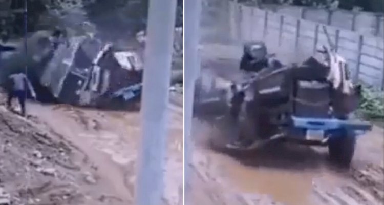 Video Viral:….जब अचानक दो हिस्सों में टूटा ट्रक…IFS अधिकारी बोले- 'आत्मा' ने 'शरीर' का कर दिया त्याग…फिर जो हुआ….देखे viral Video……..