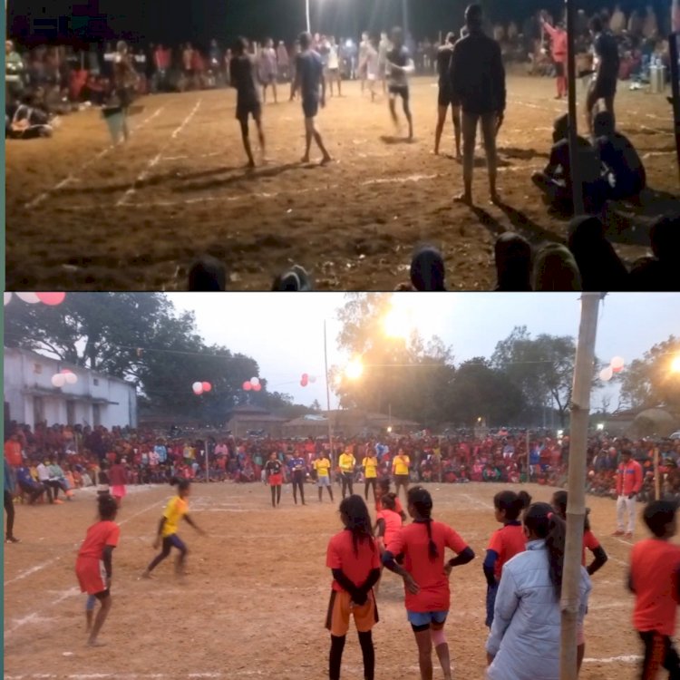 जमदई ग्राम पंचायत स्तरीय बालक,बालिका कबड्डी प्रतियोगिता का हुआ समापन।