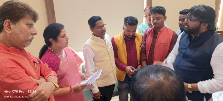 भाजपा प्रदेश प्रभारी डी पुंदेश्वरी से मुक्ति मोर्चा व जनता कांग्रेस जे ने चर्चा कर केंद्र सरकार से जुड़े, बस्तर हितेषी मुद्दों के 10 सूत्रीय मांगों  को पूरा करवाने हेतु सौंपा ज्ञापन - नवनीत चांद