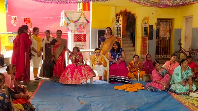 विश्व हिंदू परिषद मातृशक्ति दुर्गा वाहिनी जगदलपुर जिला बस्तर के द्वारा होली मिलन कार्यक्रम का आयोजन आज दिनांक 20 मार्च 2022 सीताराम शिवालय मंदिर के प्रांगण में मां भारती के छायाचित्र पर दीप प्रज्वलित कर कार्यक्रम का प्रारंभ किया गया