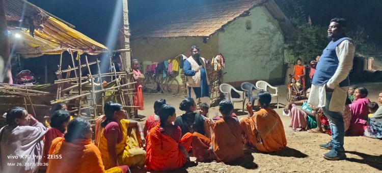 मुक्ति मोर्चा व जनता कांग्रेस जे के नेता नवनीत चांद पहुंचे तुरेनार ग्रामपंचायत , चौपाल लगा ,सुनी जनता की समस्याएं - अजय बघेल