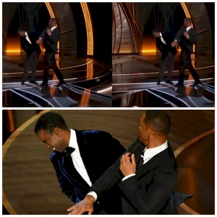 Oscars के मंच पर लड़ाई VIDEO: मशहूर एक्टर ने कॉमेडियन को मारा जोरदार का मुक्का.... पत्नी पर जोक मारा तो भड़के एक्टर ने होस्ट को मारा मुक्का.... मुक्का मारना पड़ेगा महंगा?... वापस लिया जा सकता है ऑस्कर.... देखें VIDEO....