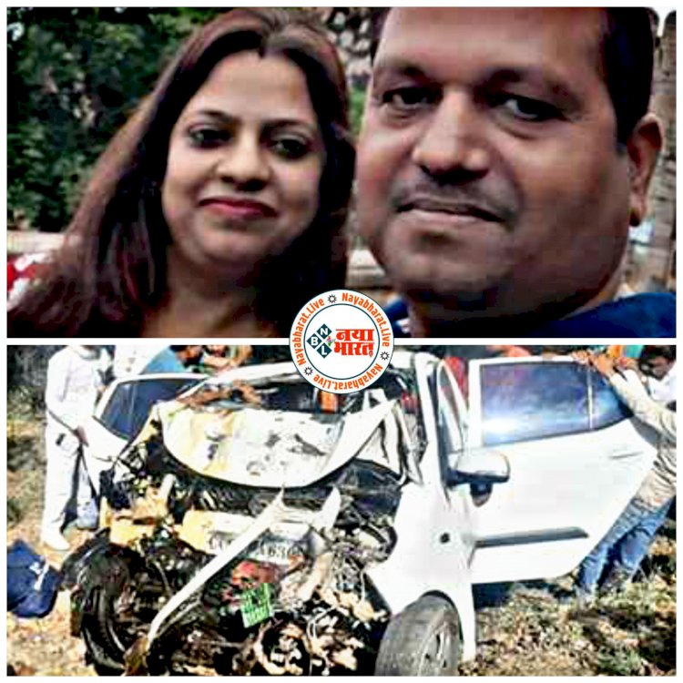 एक ही परिवार के 4 लोगों की दर्दनाक मौत: सड़क हादसे का शिकार हुआ CG का परिवार.... कार पेड़ से टकराई.... दर्शन कर लौट रहे थे.... भीषण सड़क हादसा... इंजीनियर दंपती समेत चार की मौत......