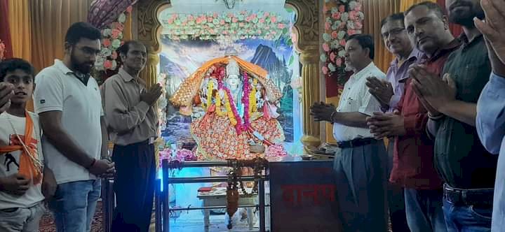 श्री दुर्गा माता मंदिर में मची धूम, आम भंडारे का किया आयोजन