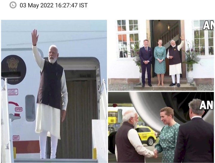 पीएम मोदी डेनमार्क यात्रा: डेनमार्क के कोपेनहेगन एयरपोर्ट पर पीएम मोदी का जोरदार स्वागत किया गया, जहां खुद डेनमार्क के पीएम फ्रेडरिकसेन उनका स्वागत करने पहुंचे थे.