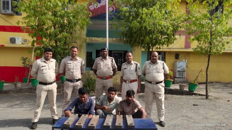 रेंकी पॉवर प्लांट में हैमर प्लेट चोरी करने वाले आरोपियों को हरदीबाजार पुलिस ने किया गिरफ्तार.....