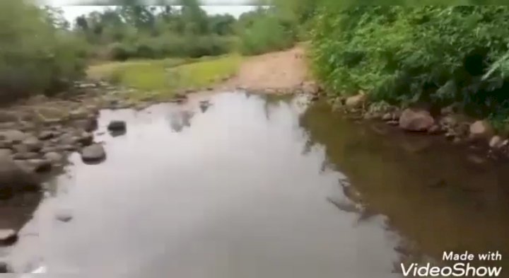 कुकू टांगा नाला में पुलिया नहीं होने के कारण बरसात में लोगों को आवागमन करने में होती है परेशानी