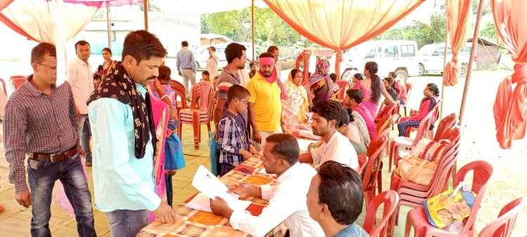 समाज कल्याण विभाग द्वारा कापसी में लगाया गया शिविर, 86 हितग्राहियों का हुआ पंजीयन...