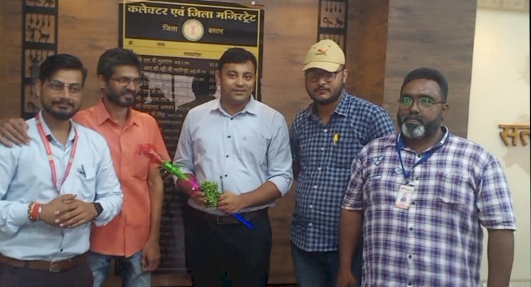 कलेक्टर रजत बंसल सर को आगामी उज्जवल कार्यकाल की शुभकामनाएं