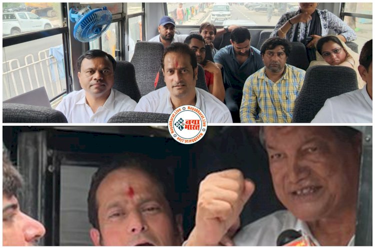 ब्रेकिंग: छत्तीसगढ़ कांग्रेस प्रभारी पुनिया, सांसद दीपक बैज और विधायक विकास उपाध्याय दिल्ली में गिरफ्तार... देखें तस्वीरें.....