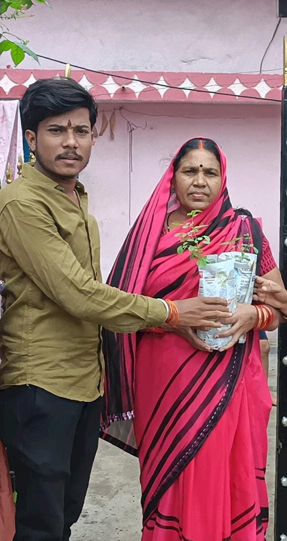 नगर निगम रायपुर की पहल :- नेता कन्हैया लाल बाजारी वार्ड में हरियाली_वृहद_वृक्षारोपण कार्यक्रम किया गया