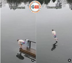 Viral Video: पानी से भरे झील में लड़के ने यूं लगाई दौड़, विडियो देख लोगो के उड़े होश, नहीं हो रहा आंखों पर यकीन...यहाँ देखे विडियो...