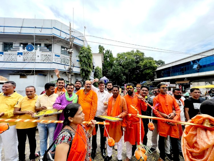 अंजनेश्वर मंदिर से निकली कावड़ यात्रा/ मिथिला समाज द्वारा निकाली गई कावड़ यात्रा/ लक्ष्मी नारायण मंदिर से निकाली गई भूतेश्वर महादेव की पालकी यात्रा का स्वागत किया भाजपा नगर मंडल ने