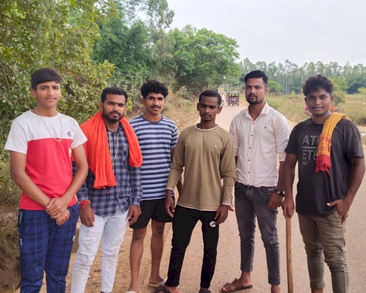 गोरिया बहार नाला में बहता रहा मृत गौवंश