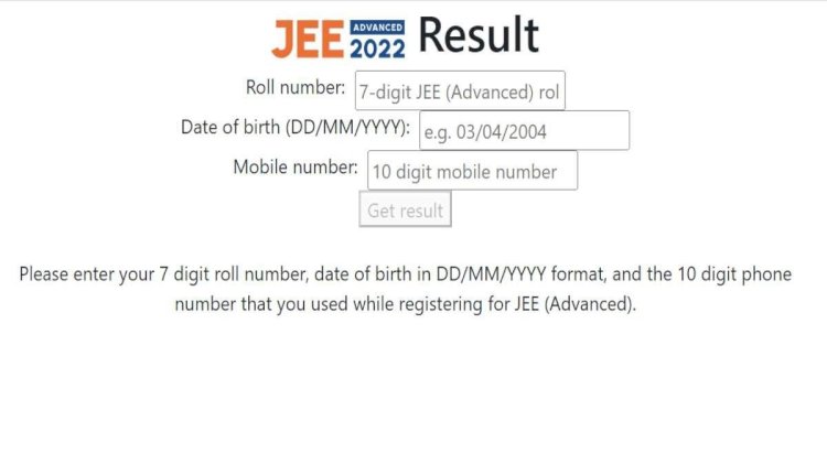 JEE Advanced Result 2022: जेईई एडवांस परीक्षा के परिणाम जारी, देखें टॉपर लिस्ट और कट-ऑफ…यहां जानें रिजल्ट से जुड़ा हर अपडेट…