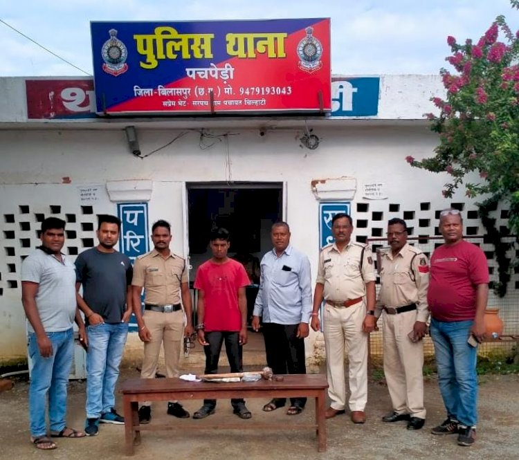 पचपेड़ी पुलिस को हत्या के फरार आरोपी को गिरफ्तार करने में मिली सफलता बसंतपुर में हुए अंधे क़त्ल की गुथ्थी सुलझी धारा 302,201 भादवि के तहत की गई कार्यवाही