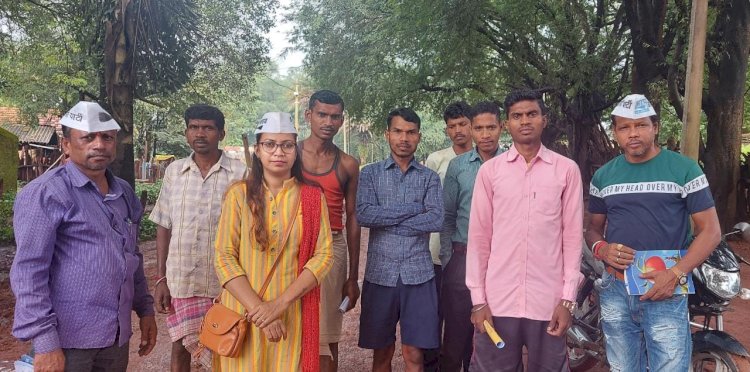 बस्तर जिला के दुरस्त पंचायतों में भी चल रहा है अरविंद केजरीवाल का जादू