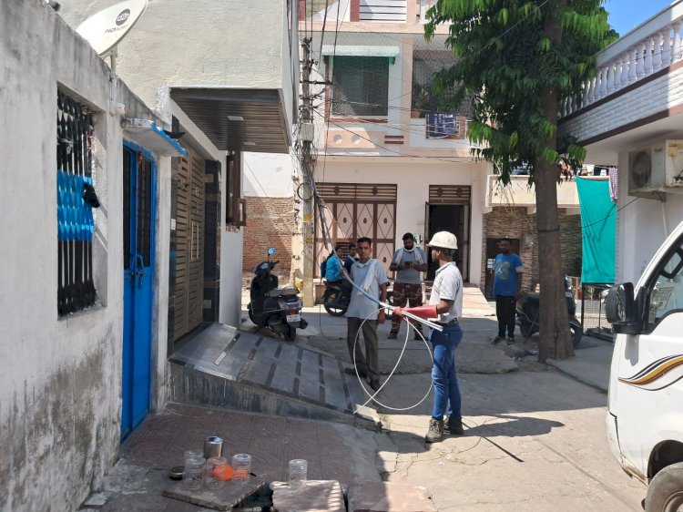वार्ड नंबर 43 में विद्युत तार टूटा, बड़ा हादसा टला