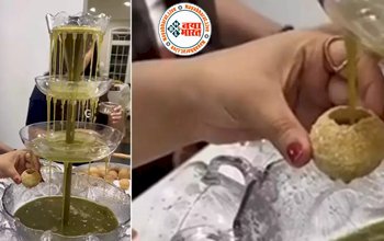 Golgappa Fountain : गोलपप्पे खाने की नई Trick, फव्वारे से निकल रहा था खट्टा पानी, गोलपप्पे में भरकर खाने लगे लोग, फिर जो हुआ उसे देख.... आप भी हो जायेंगे हैरान...