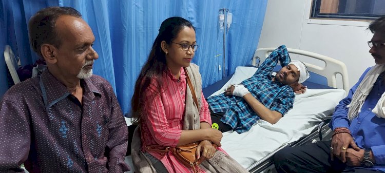 आम आदमी पार्टी ने पत्रकार रितेश पाण्डेय् पर हुए जानलेवा हमले को ठहराया पुलिस प्रशासन की लापरवाही