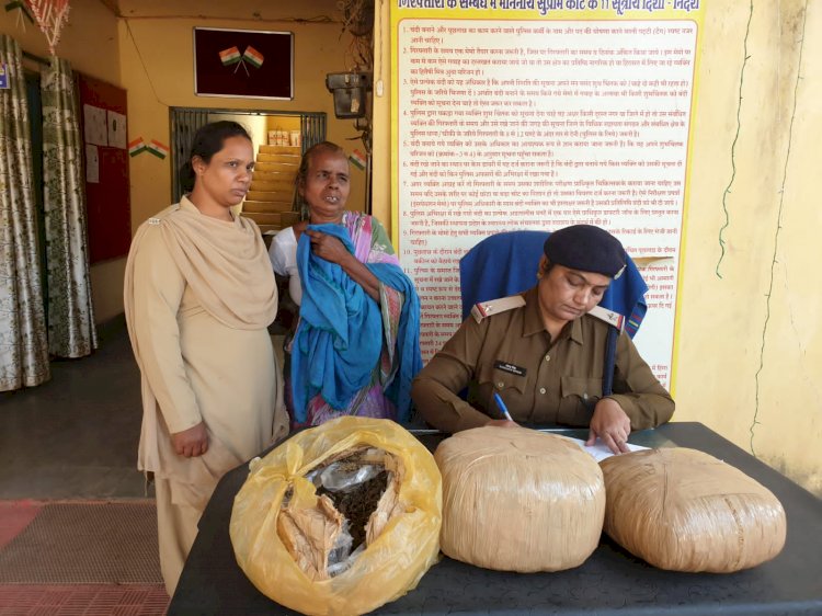 गांजा के प्रकरण में बस्तर पुलिस की कार्यवाही, थाना बोधघाट में 01 प्रकरण में 01 आरोपी के विरूद्ध कार्यवाही