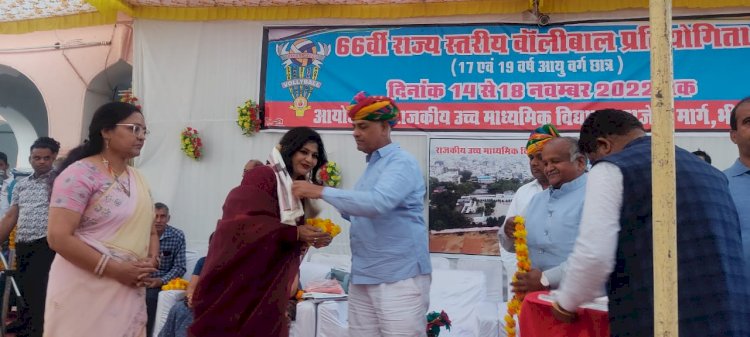 राज्य स्तरीय स्कूली वॉलीबॉल खेलकूद प्रतियोगिता बीकानेर व झुंझुनू बनी चैंपियन, मेजबान भीलवाड़ा हारा